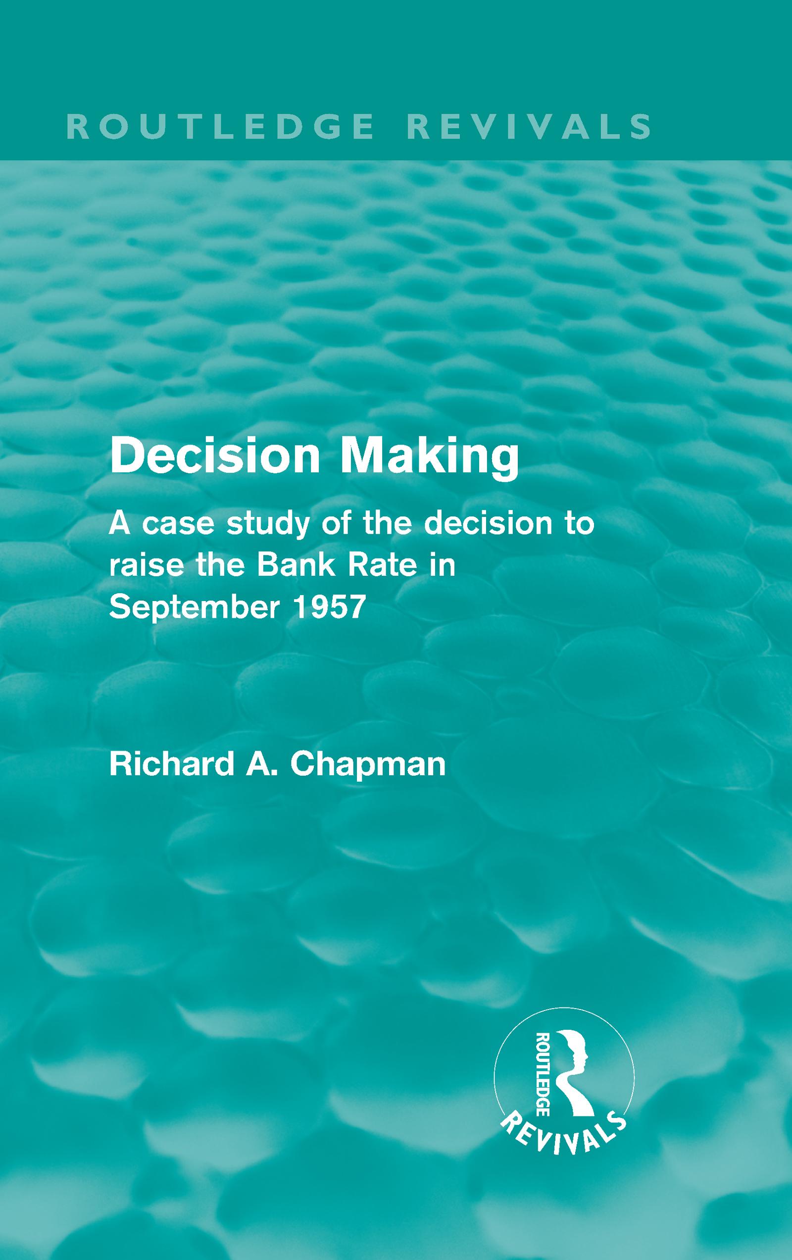 Decision Making (Routledge Revivals)