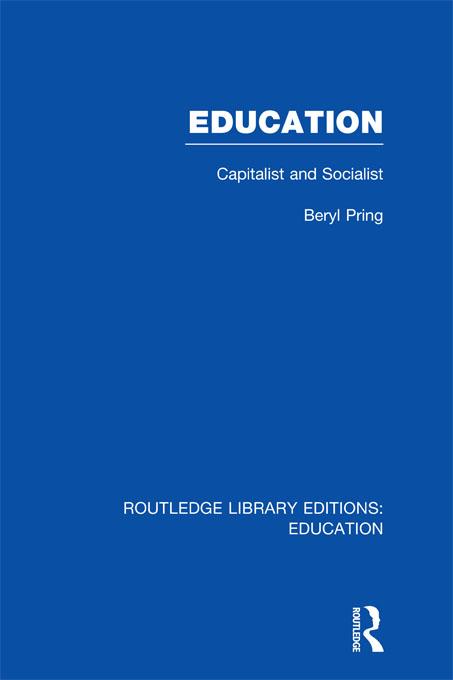 Education (RLE Edu L) by Beryl Pring