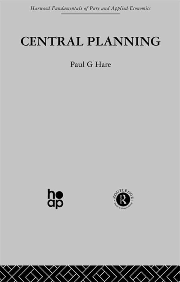 Central Planning by P. Hare