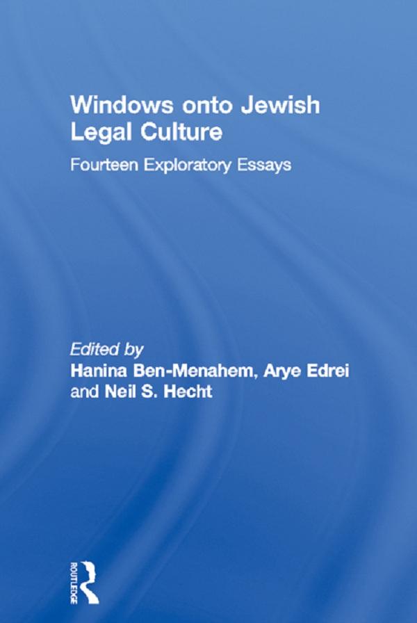 Windows onto Jewish Legal Culture by Arye Edrei, Hanina Ben-Menahem, Neil S. Hecht