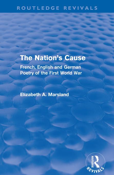 The Nation's Cause by Elizabeth A. Marsland