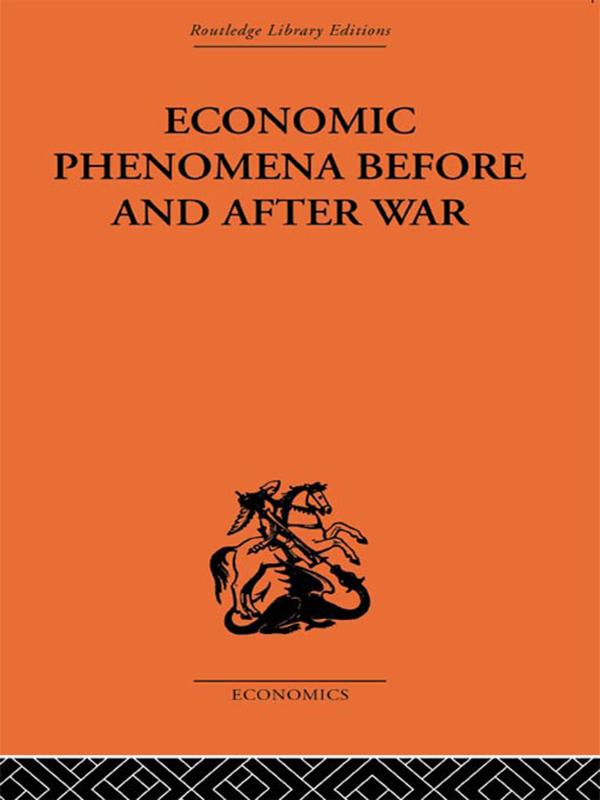 Economic Phenomena Before and After War by Slavko Šećerov