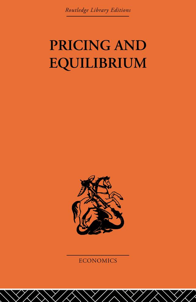 Pricing and Equilibrium by Erich Schneider