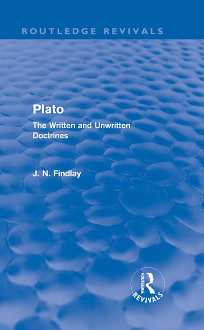 Plato (Routledge Revivals) by John Niemeyer Findlay