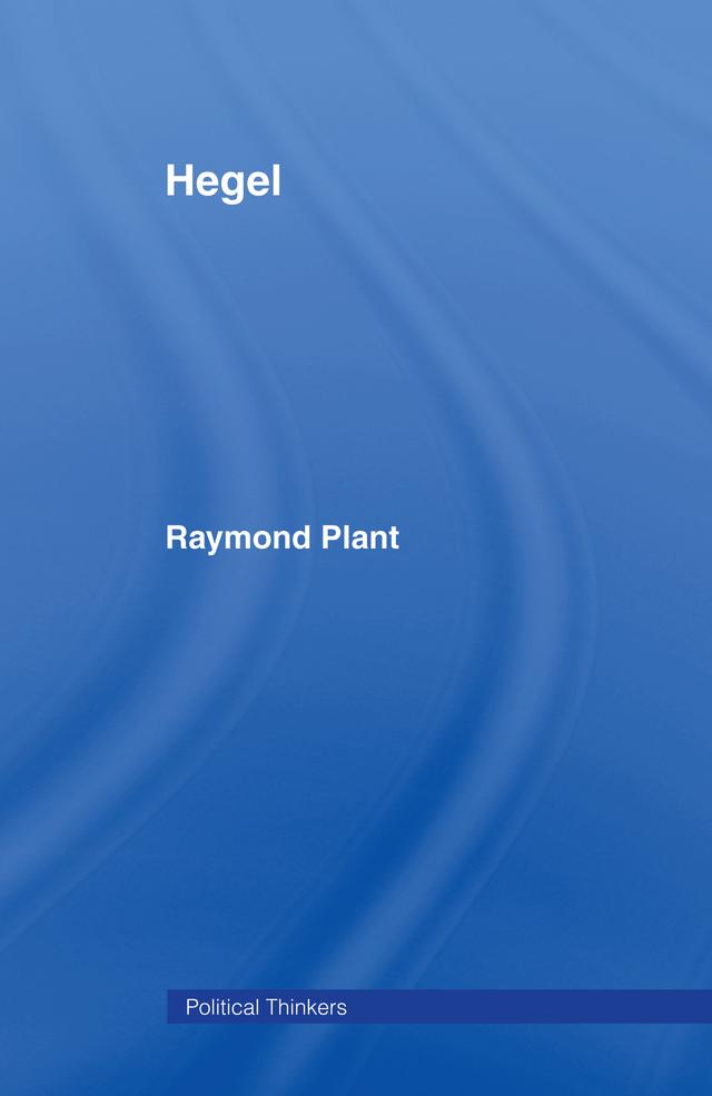 Hegel by Raymond Plant