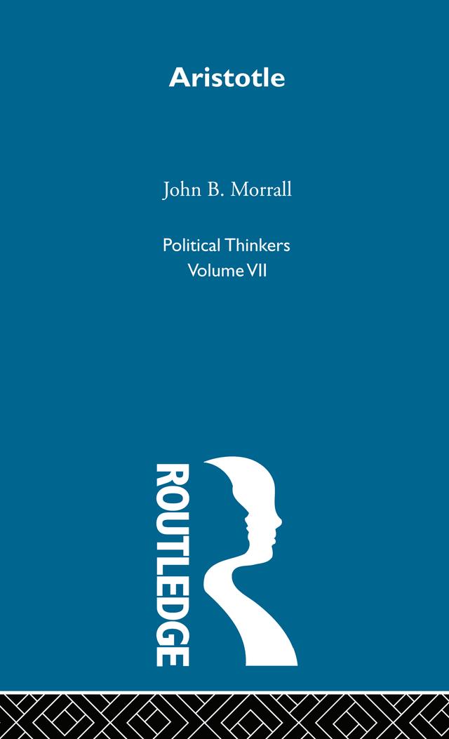 Aristotle by John B. Morrall