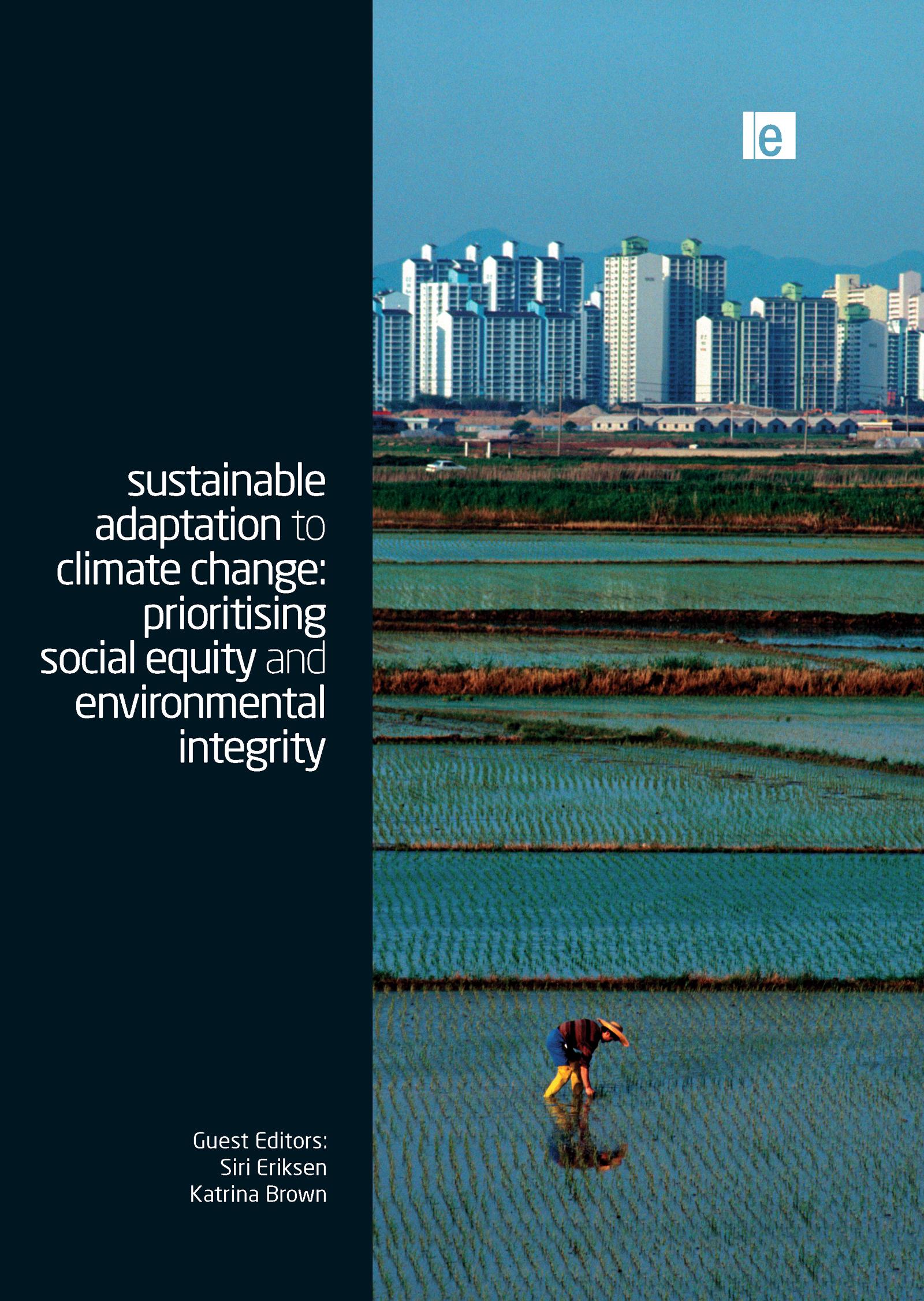 Sustainable Adaptation to Climate Change