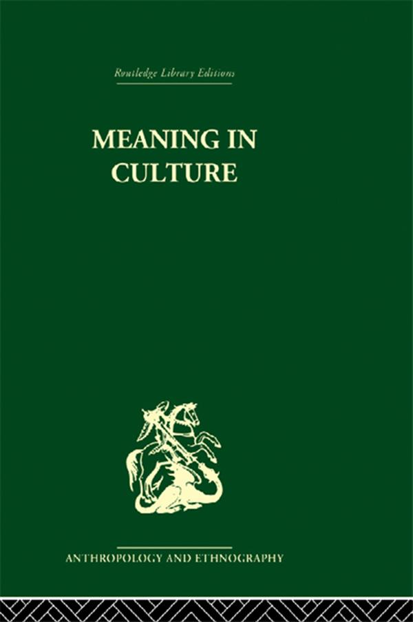 Meaning in Culture by F. Allan Hanson