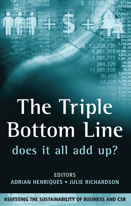 The Triple Bottom Line by Adrian Henriques, Julie Richardson