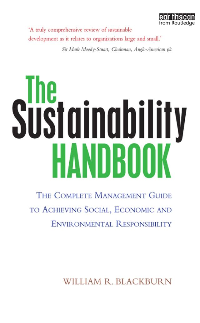 The Sustainability Handbook by William R. Blackburn