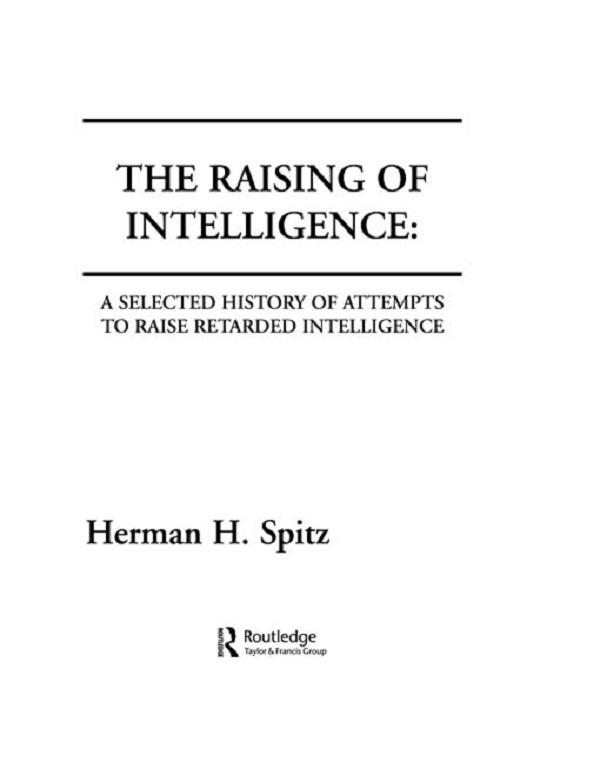 The Raising of Intelligence