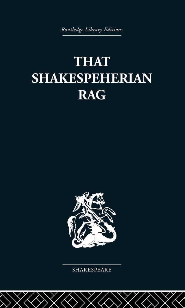 That Shakespeherian Rag by Terence Hawkes
