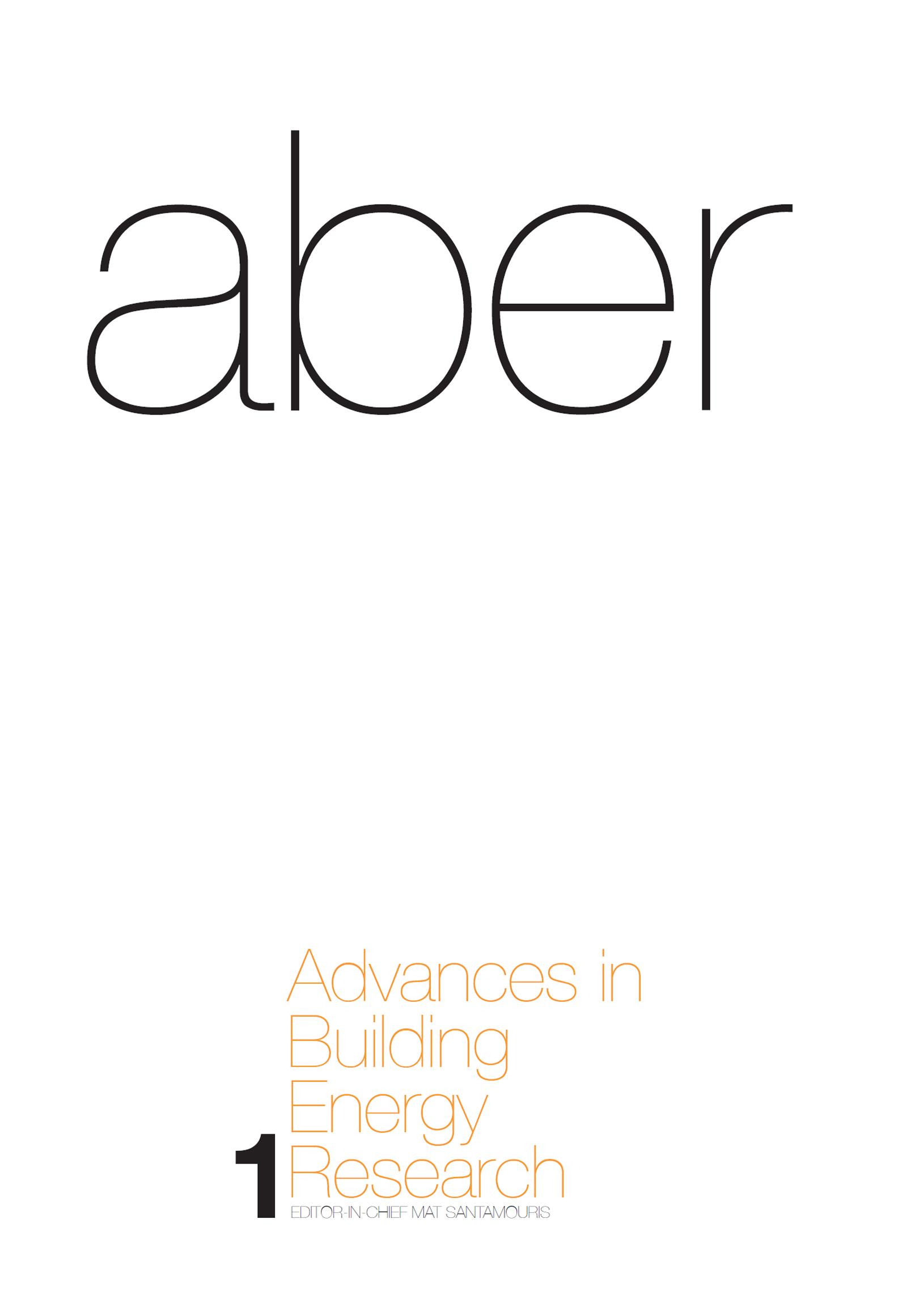 Advances in Building Energy Research