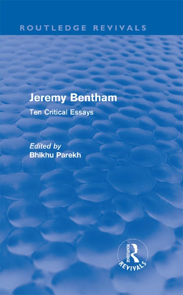 Jeremy Bentham by Bhikhu Parekh