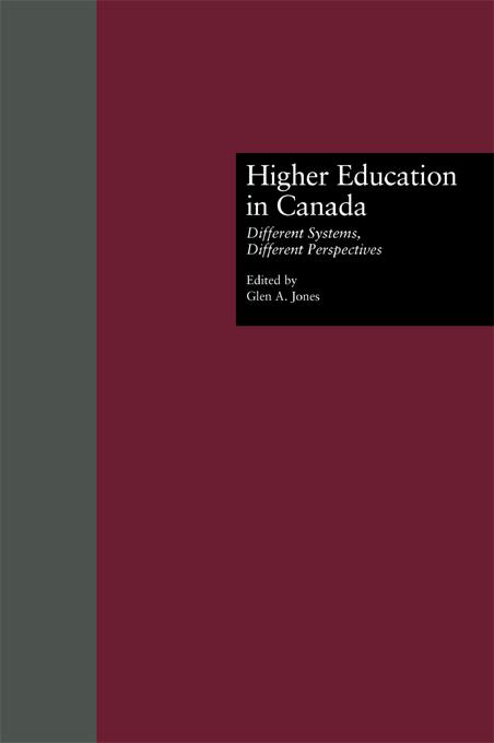 Higher Education in Canada by Glen A. Jones