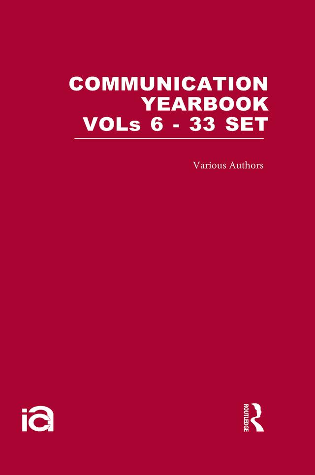 Communication Yearbooks Vols 6-33 Set by Various