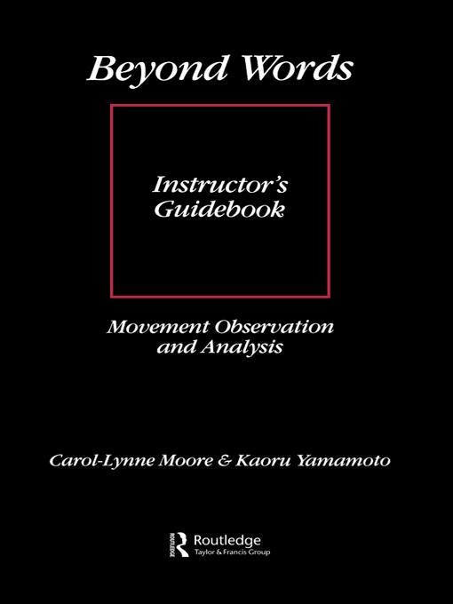 Beyond Words: Instructor's Manual by Carol-Lynne Moore, Kaoru Yamamoto