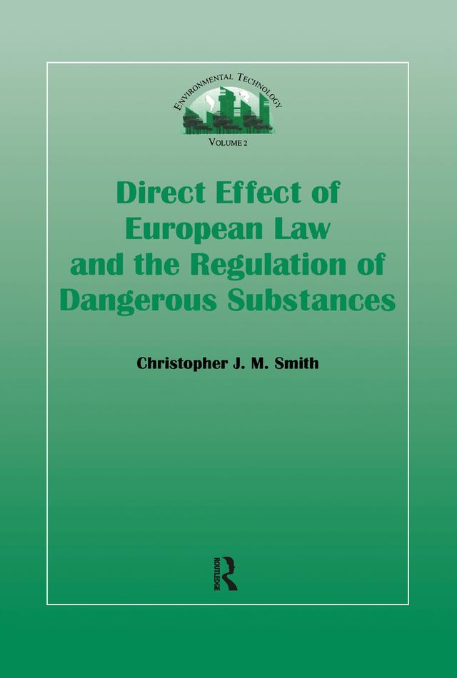 Direct Effect Of European Law by Christopher J M Smith