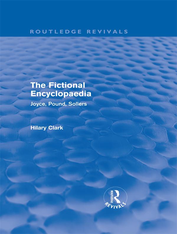 The Fictional Encyclopaedia (Routledge Revivals)
