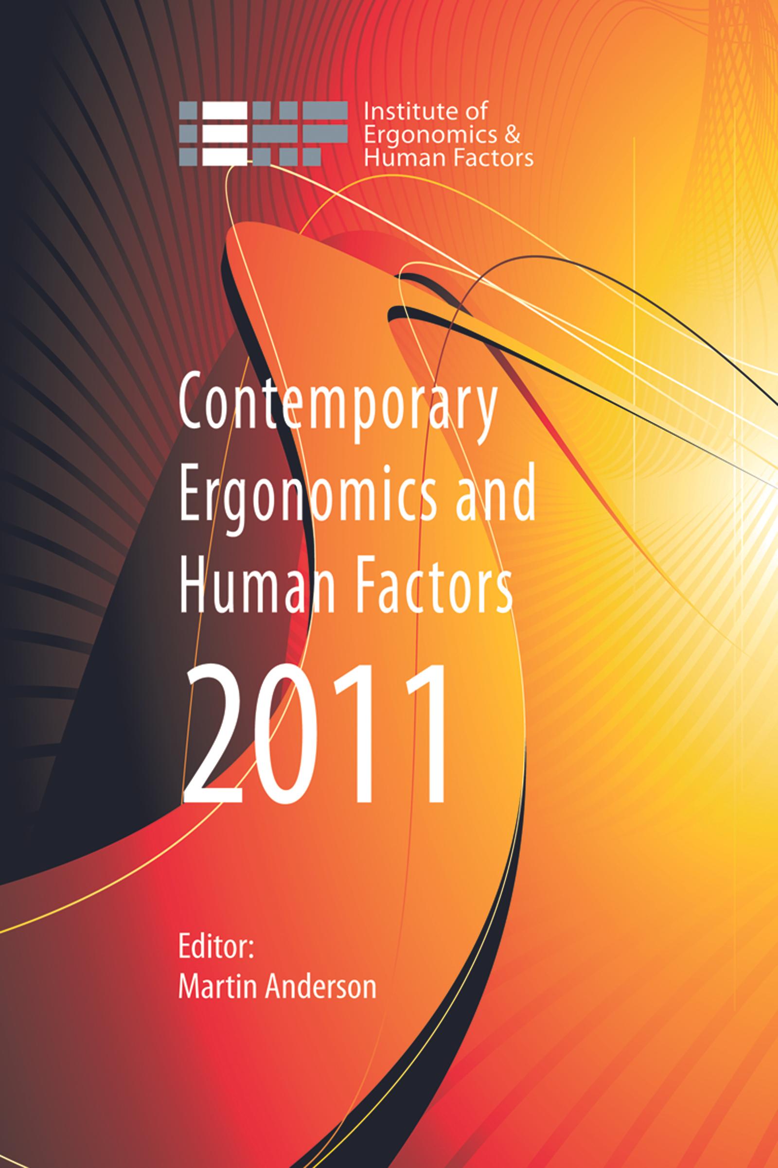 Contemporary Ergonomics and Human Factors 2011