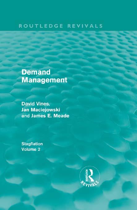 Stagflation (2 Volumes) (Routledge Revivals) by David Vines, James E. Meade, Jan Maciejowski