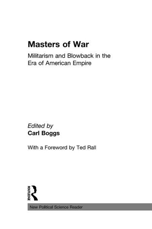 Masters of War by Carl Boggs