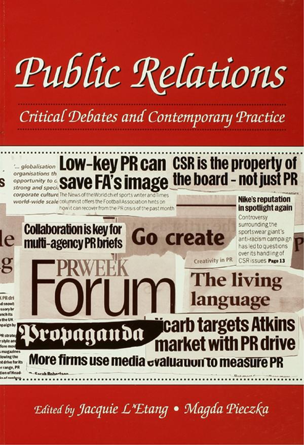 Public Relations by Jacquie L'Etang, Magda Pieczka