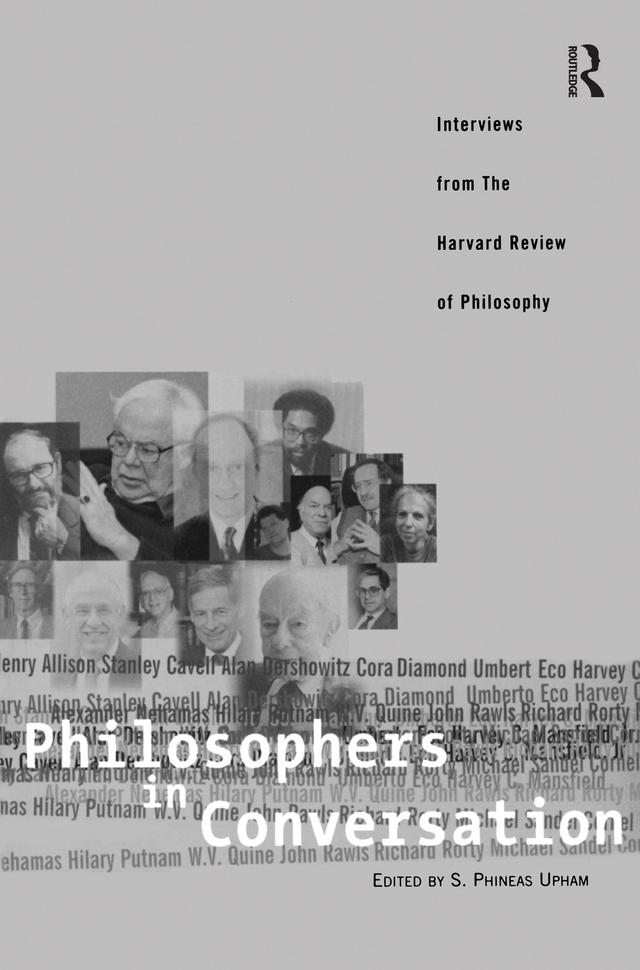 Philosophers in Conversation by S Upham Phineas