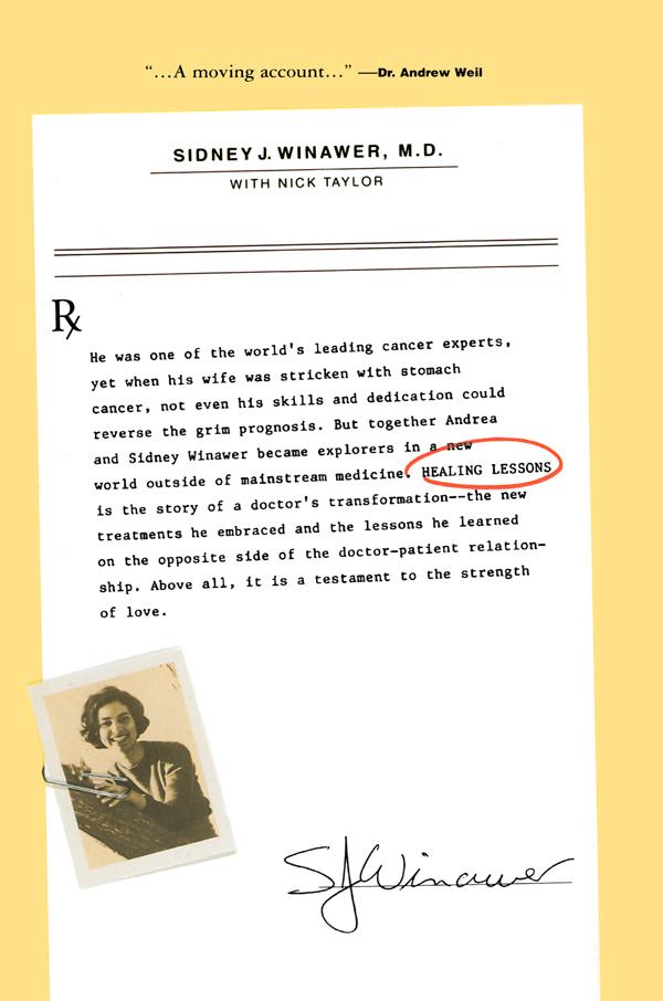 Healing Lessons by Nick Taylor, Sidney Winawer