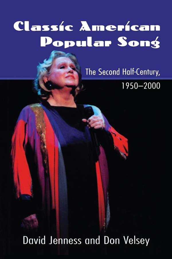 Classic American Popular Song by David Jenness, Donald Velsey