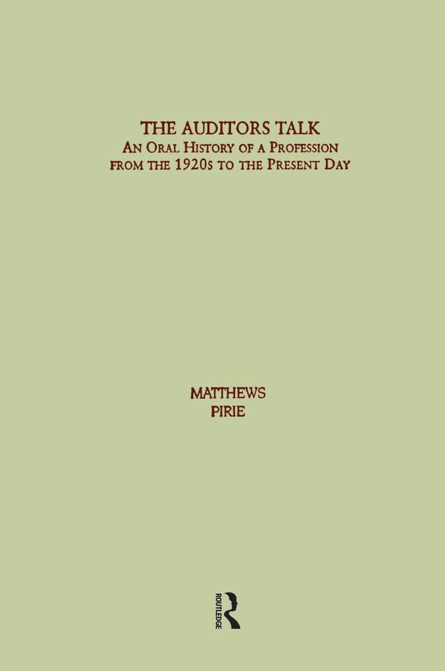 Auditor's Talk by Derek Matthews, Jim Pirie