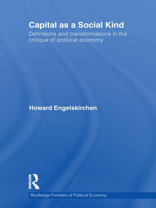 Capital as a Social Kind by Howard Engelskirchen