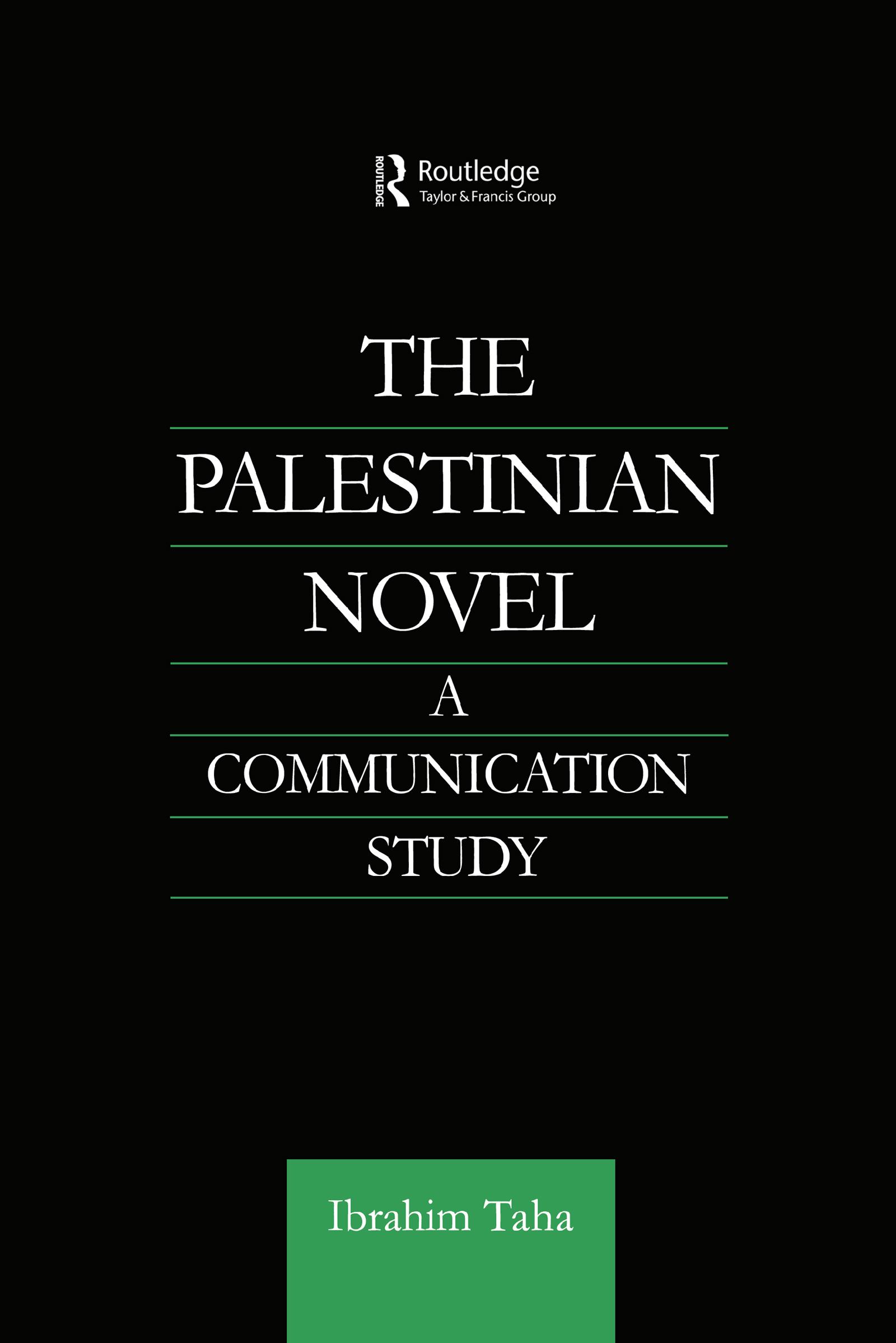 The Palestinian Novel