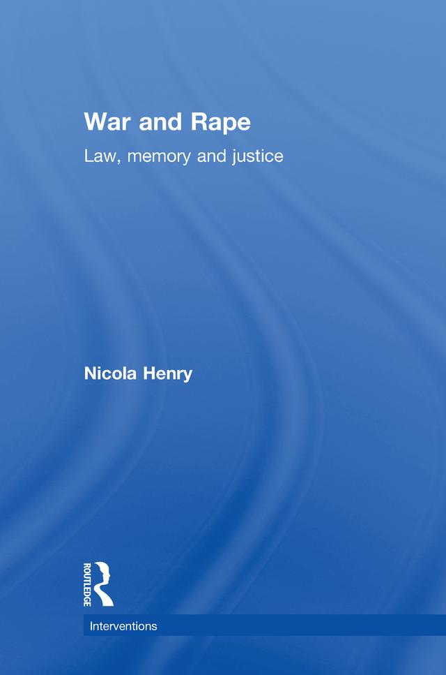 War and Rape by Nicola Henry