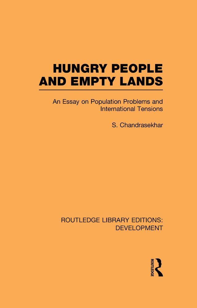Hungry People and Empty Lands by S. Chandrasekhar