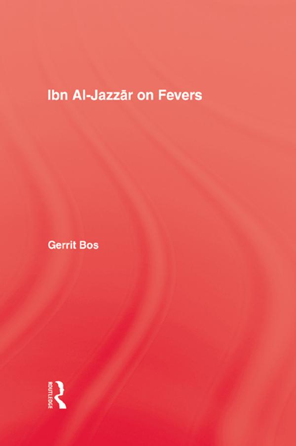 Ibn Al-Jazzar On Fevers by Gerrit Bos