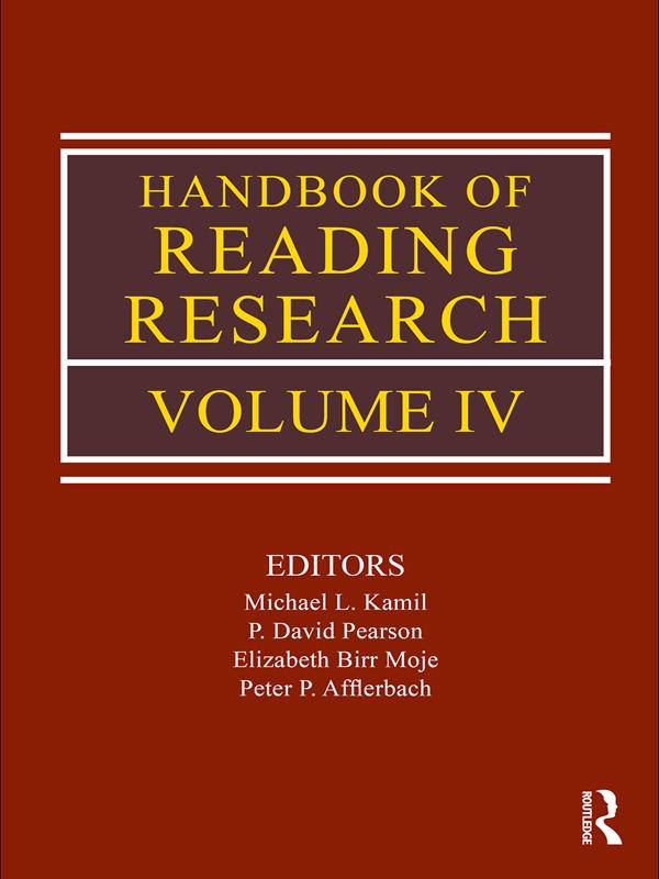 Handbook of Reading Research, Volume IV