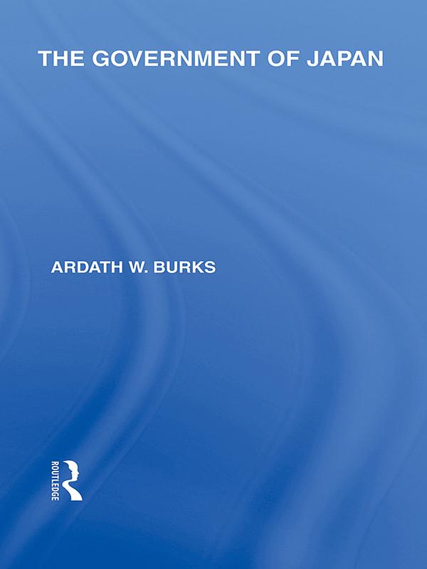 The Government of Japan by Ardath Burks