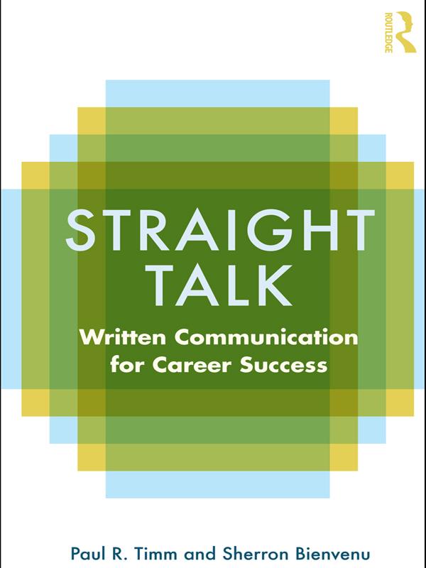 Straight Talk by Paul R. Timm, Sherron Bienvenu