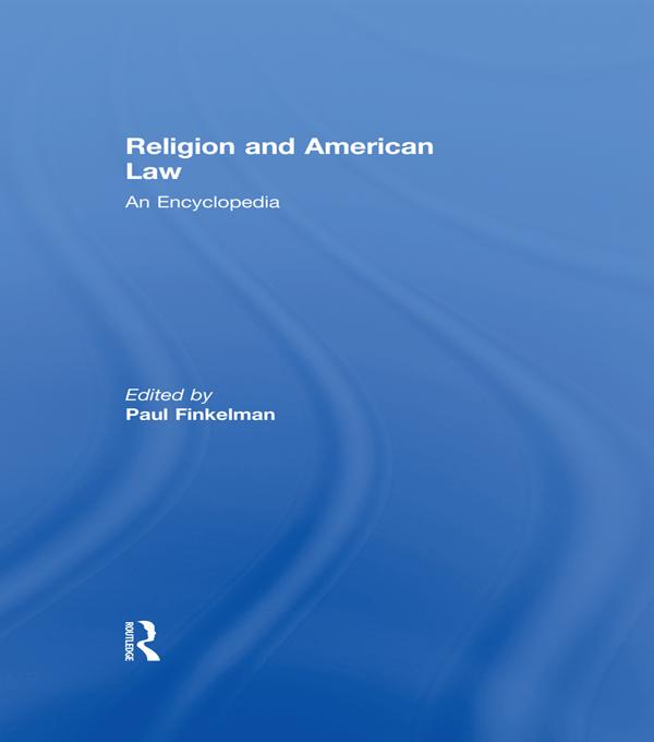 Religion and American Law by Paul Finkelman