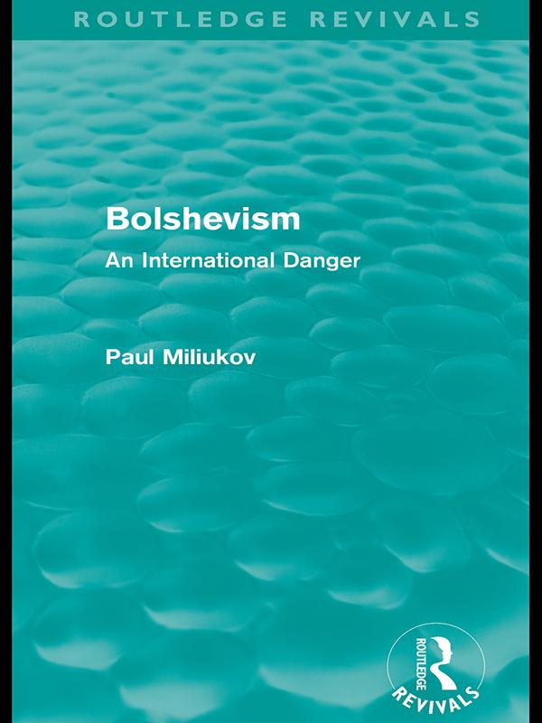Bolshevism (Routledge Revivals)