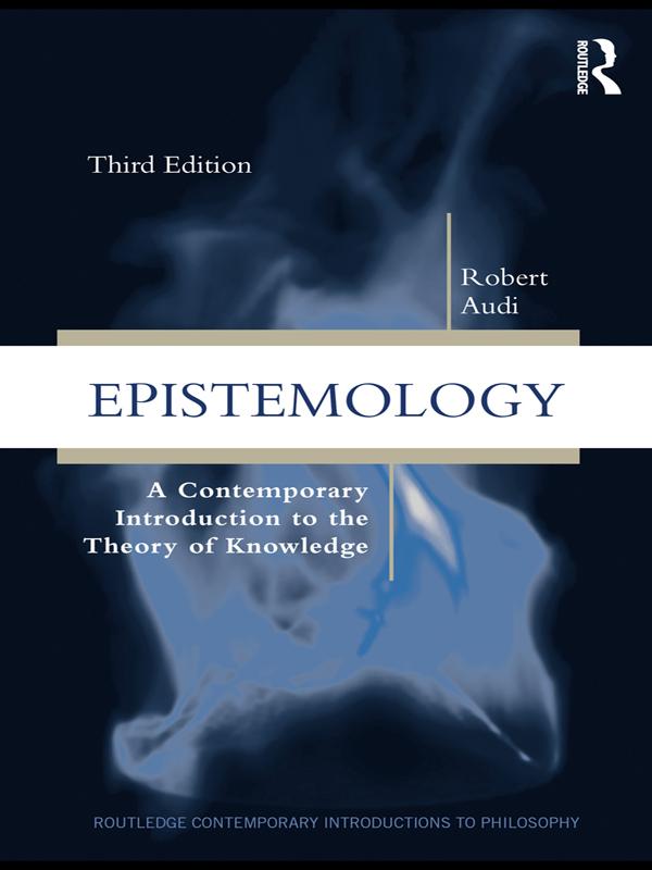 Epistemology by Robert Audi