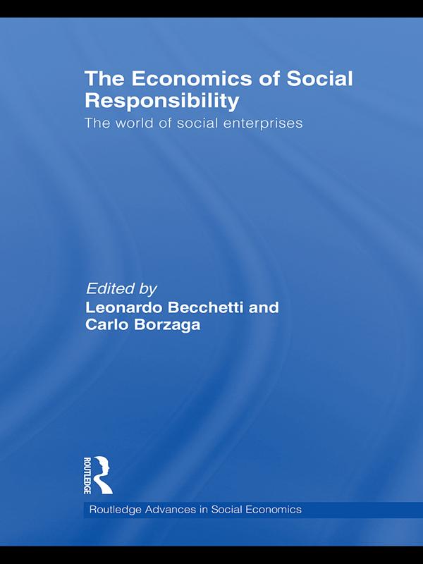 The Economics of Social Responsibility by Carlo Borzaga, Leonardo Becchetti