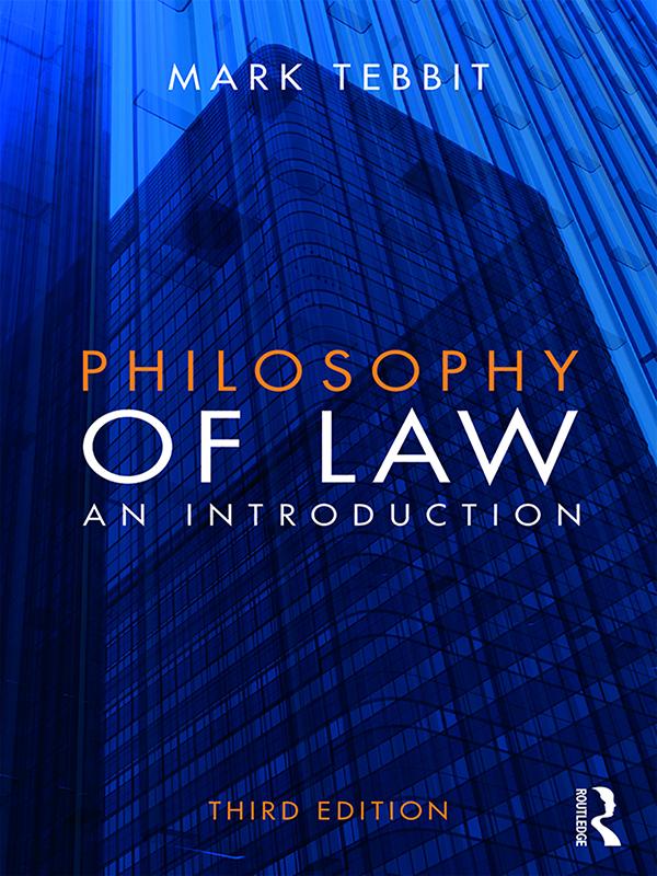 Philosophy of Law by Mark Tebbit