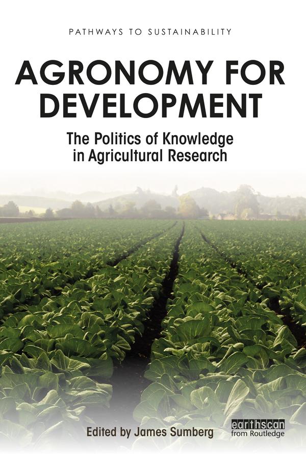 Agronomy for Development