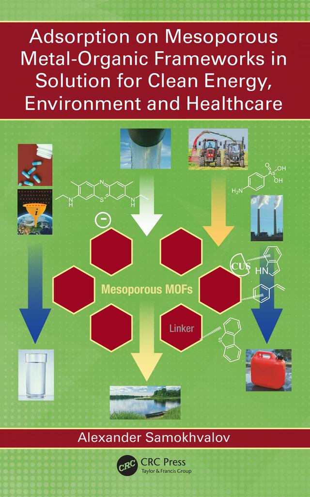Adsorption on Mesoporous Metal-Organic Frameworks in Solution for Clean Energy, Environment and Healthcare by Alexander Samokhvalov