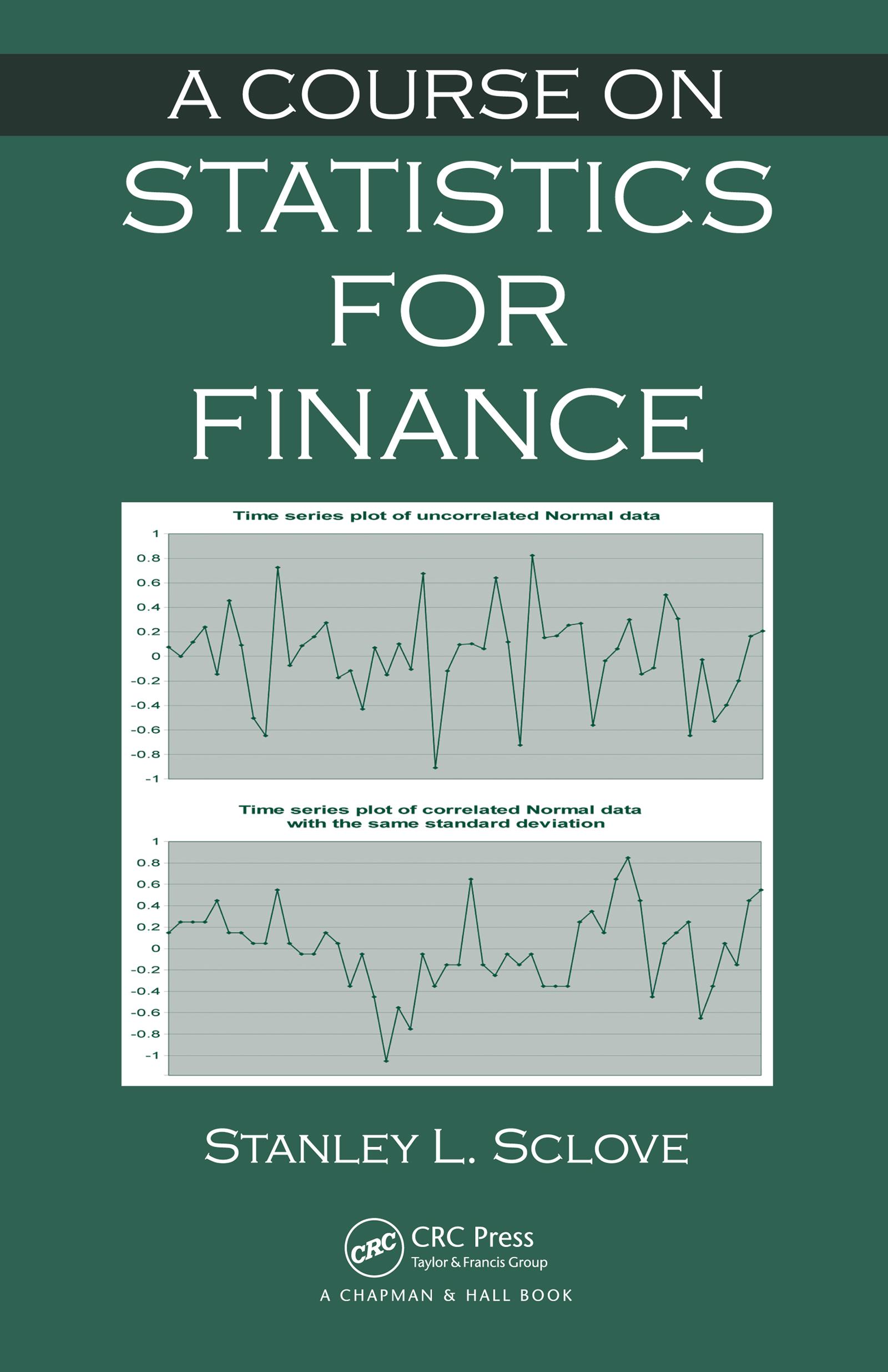 A Course on Statistics for Finance