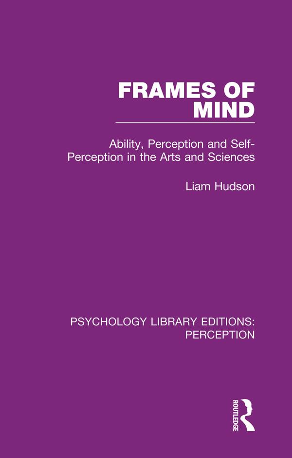 Frames of Mind by Liam Hudson