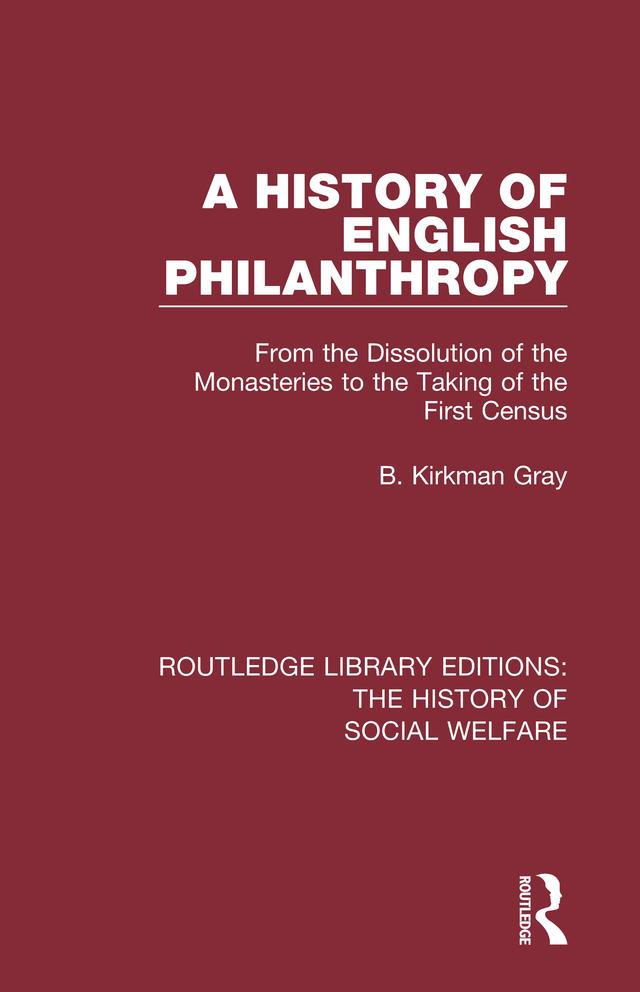 A History of English Philanthropy