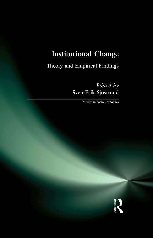 Institutional Change by Sven-Erik Sjostrand